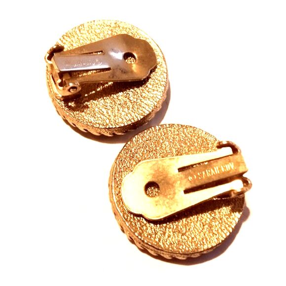 Vintage Sarah Coventry "Mosaic" Clip On Earrings 1972 - Picture 4 of 4